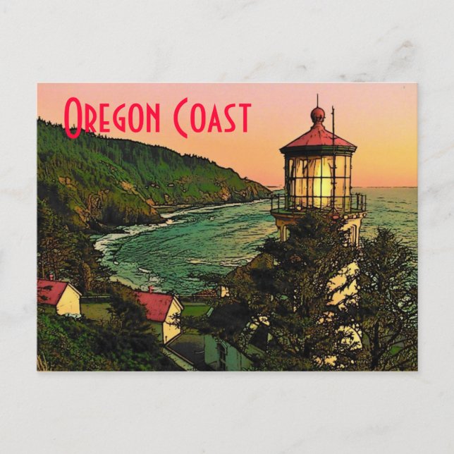 Oregon Coast Postcard (Front)