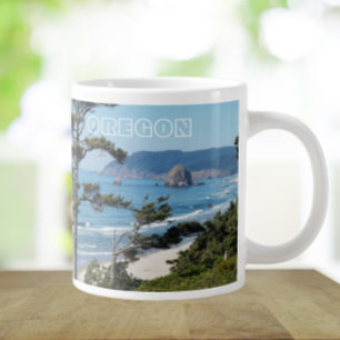 Oregon Coast Scenic Seascape Large Coffee Mug