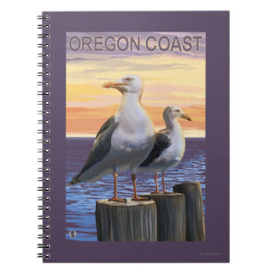 Oregon Coast Sea Gulls Notebook