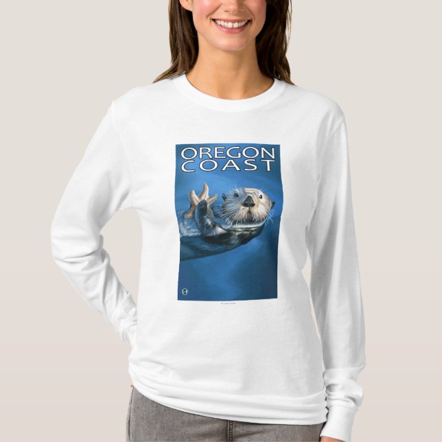 Oregon Coast Sea Otter T-Shirt (Front)