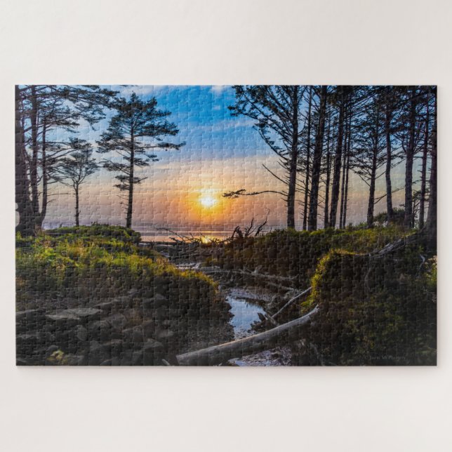 Oregon Coast Sunset at Cape Lookout Jigsaw Puzzle (Horizontal)