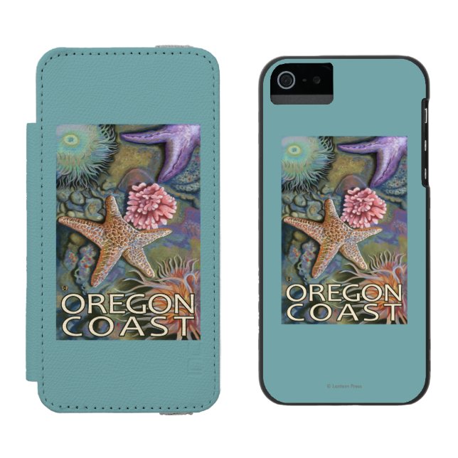 Oregon Coast Tidepool Incipio iPhone Wallet Case (Side by Side)
