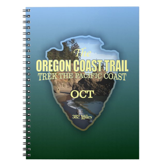 Oregon Coast Trail (arrowhead) Notebook (Front)