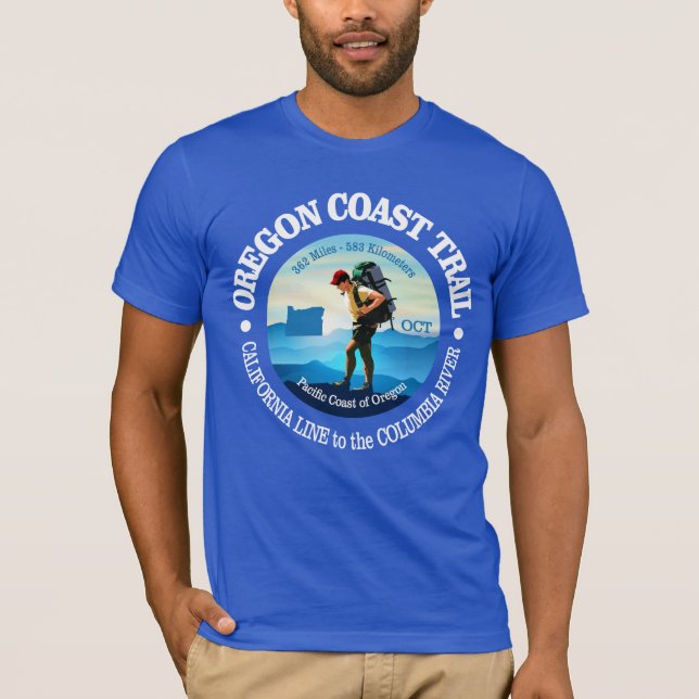 Oregon Coast Trail (C) T-Shirt (Front)