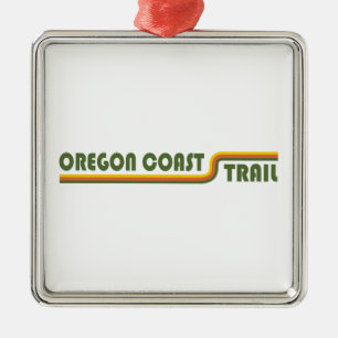 Oregon Coast Trail Metal Tree Decoration