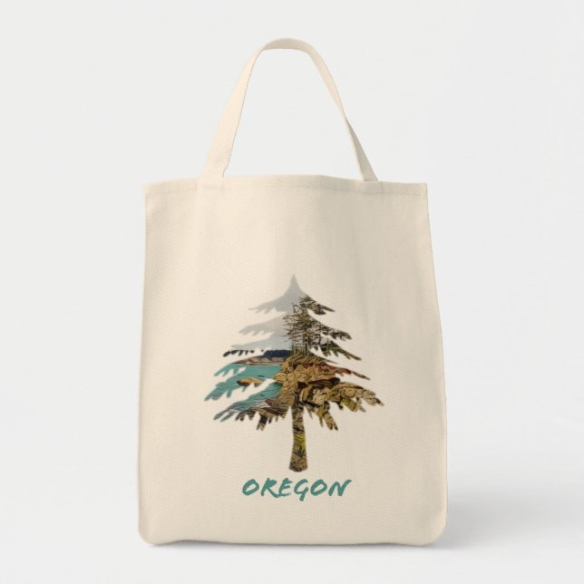 Oregon Coast Tree Tote Bag (Front)