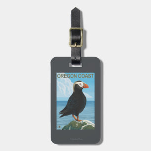 Oregon Coast Tufted Puffin Luggage Tag