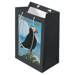 Oregon Coast Tufted Puffin Medium Gift Bag