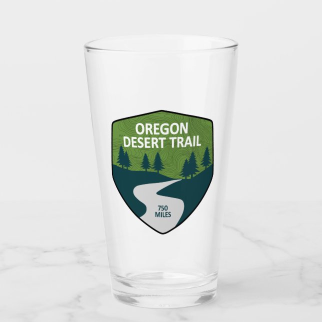 Oregon Desert Trail Glass (Front)