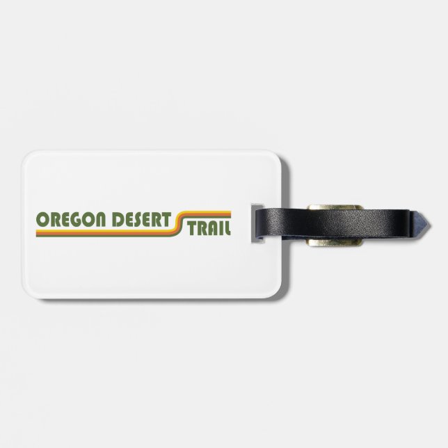 Oregon Desert Trail Luggage Tag (Back Horizontal)