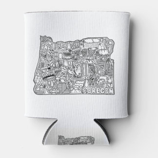 Oregon Doodle Can Cooler