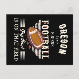 Oregon Eugene American Football Postcard