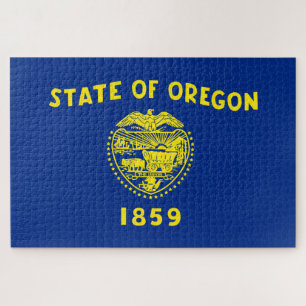 Oregon Flag Jigsaw Puzzle