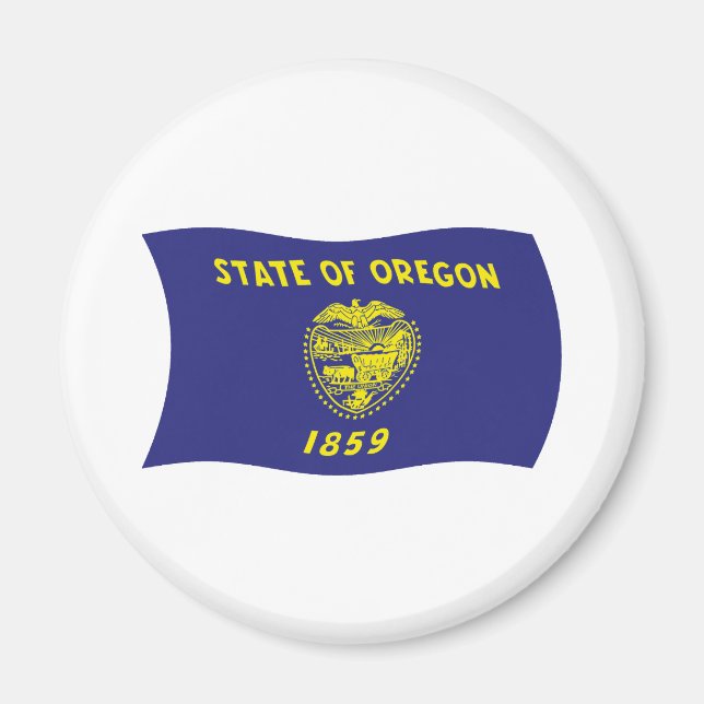 Oregon Flag Magnet (Front)