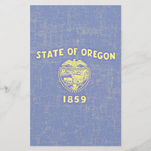OREGON FLAG STATIONERY (Front)