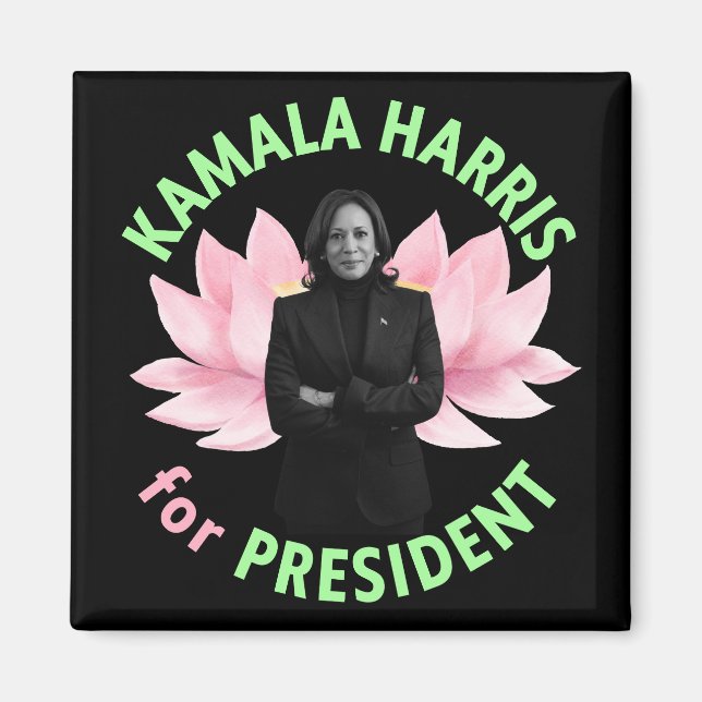 Oregon for Harris Square Magnet (Front)