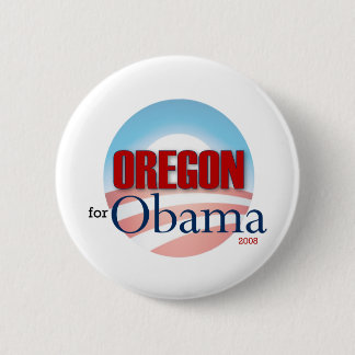 OREGON for Obama 6 Cm Round Badge