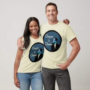 Oregon for Obama Blue T-Shirt