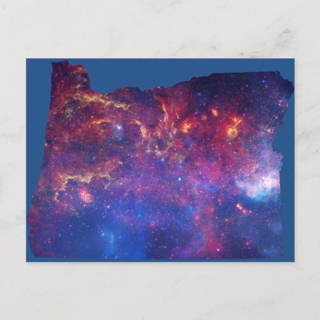 Oregon Galaxy Print Postcard (Front)