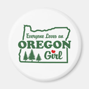 Oregon Girl Magnet