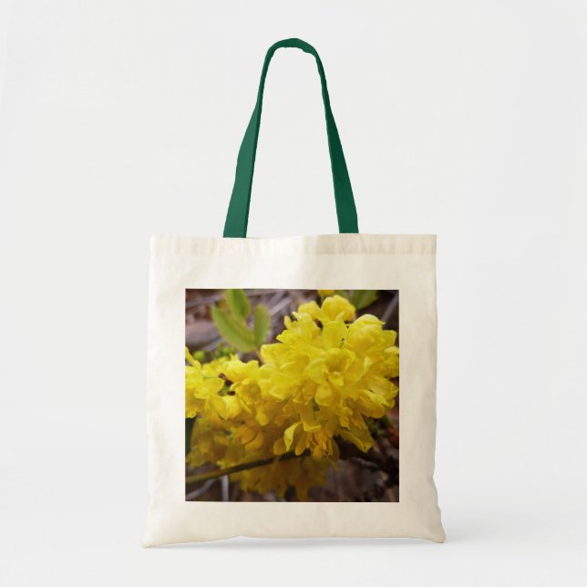 Oregon Grape Flowers Yellow Wildflowers Tote Bag (Front)
