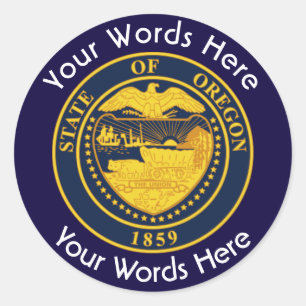 Oregon Great Seal Custom Sticker