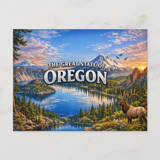  Oregon Greetings Postcard  (Front)