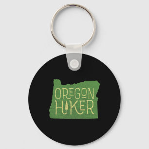 Oregon Hiker Outdoors Clic Retro Hiking Adventure Key Ring
