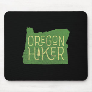 Oregon Hiker Outdoors Clic Retro Hiking Adventure  Mouse Pad
