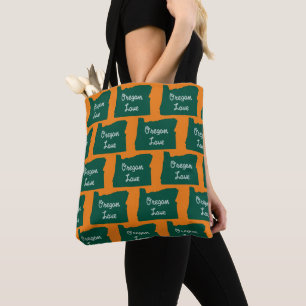 Oregon LOVE Rope Green Tote Bag