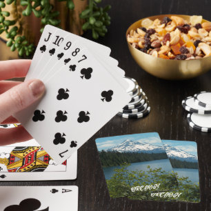 Oregon Mount Hood Landscape Playing Cards