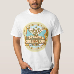 Oregon Nurse Caduceus T-Shirt