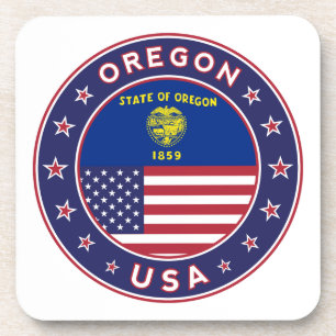 Oregon, Oregon sticker, phone case, tote bag Coaster