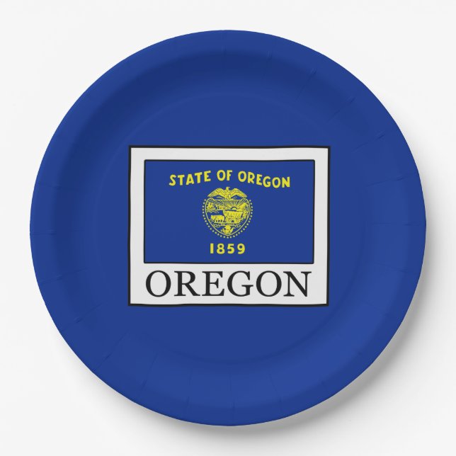 Oregon Paper Plate (Front)