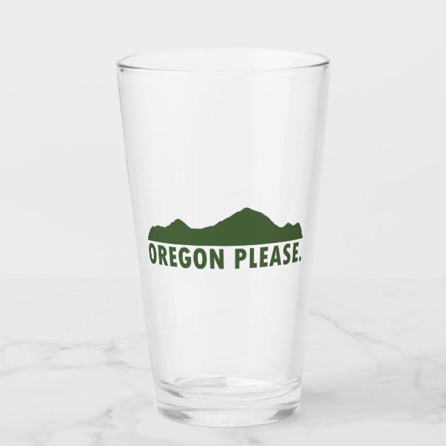 Oregon Please Glass (Front)