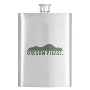 Oregon Please Hip Flask