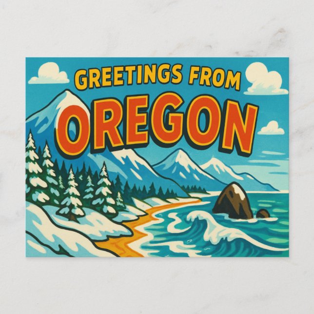 OREGON Postcard (Front)