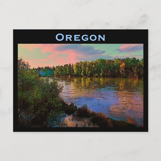 Oregon Postcard (Front)