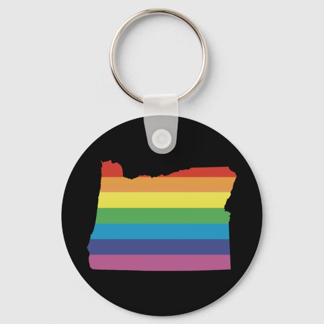 oregon pride. key ring (Front)