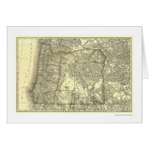 Oregon Railroad Map 1876