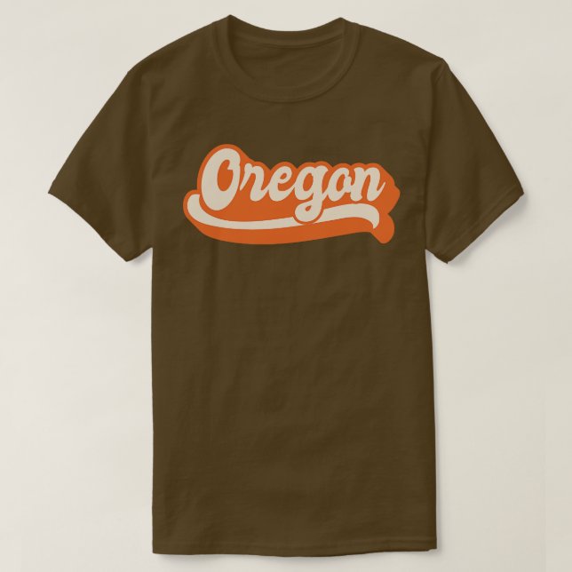 Oregon Retro T-Shirt (Design Front)