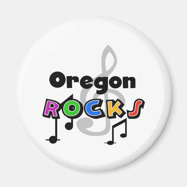 Oregon Rocks Magnet (Front)