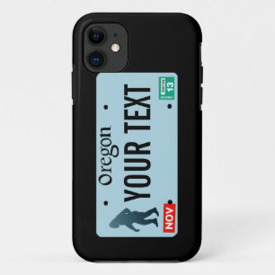 Oregon Sasquatch License Plate Case-Mate iPhone Case