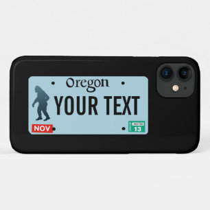 Oregon Sasquatch License Plate Case-Mate iPhone Case