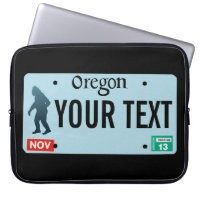 Oregon Sasquatch License Plate