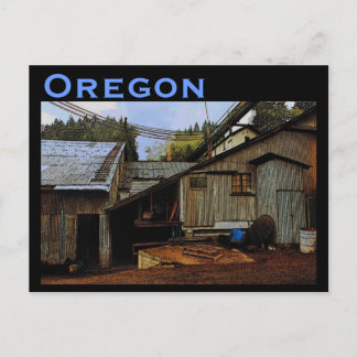 Oregon Sawmill Postcard