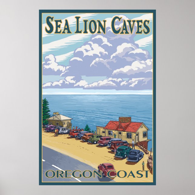 Oregon - Sea Lion Caves Poster (Front)
