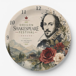 Oregon Shakespeare Festival Paper Plate
