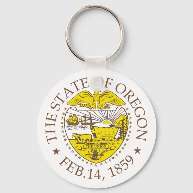 Oregon sign key ring (Front)