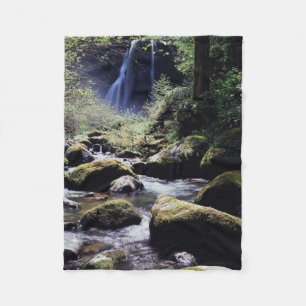 Oregon, Siskiyou National Forest, Elk Creek Fleece Blanket